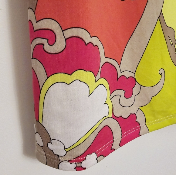 LAST CALL🍂 Trina Turk Mod psychedelic Pucci print colorful dress stretchy - Picture 11 of 14
